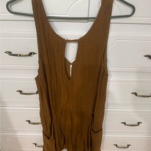 Free people Textured V-Neck dress